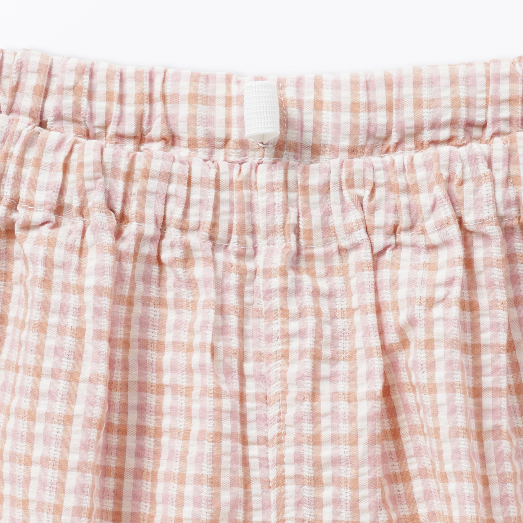 キッズ　透かし　サッカー織り　半袖パジャマ