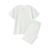 キッズ　透かし　サッカー織り　半袖パジャマ