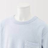 キッズ　着るタオル　両面パイル　長袖ルームウェアセット