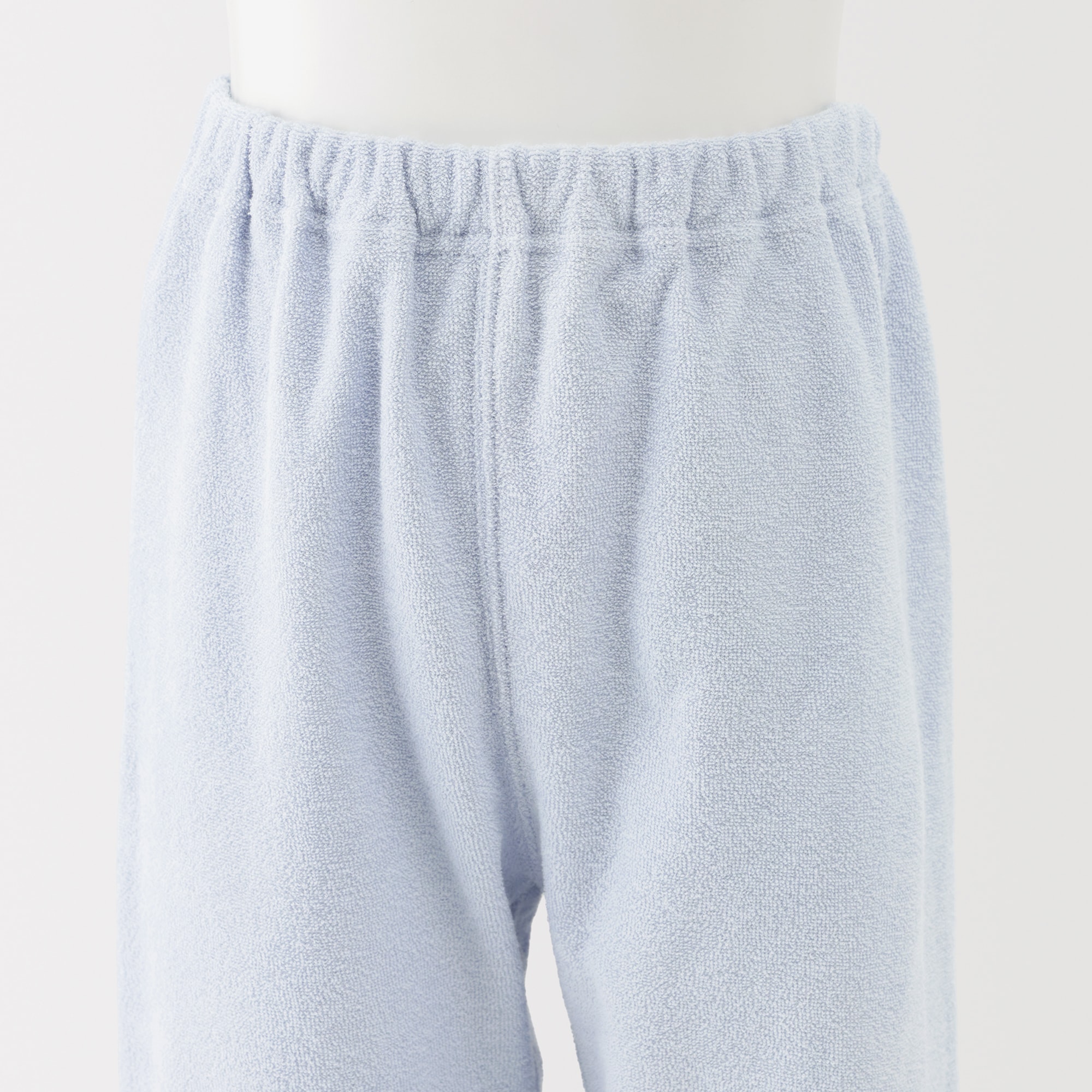 キッズ　着るタオル　両面パイル　長袖ルームウェアセット