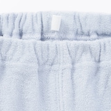 キッズ　着るタオル　両面パイル　長袖ルームウェアセット