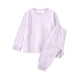 キッズ　着るタオル　両面パイル　長袖ルームウェアセット