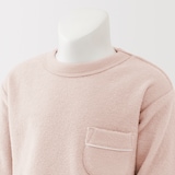 ベビー　着るタオル　両面パイル　長袖ルームウェアセット