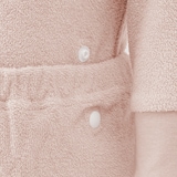 ベビー　着るタオル　両面パイル　長袖ルームウェアセット