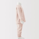 ベビー　着るタオル　両面パイル　長袖ルームウェアセット