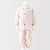 ベビー　脇に縫い目のない　二重ガーゼお着替えパジャマ