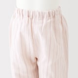 ベビー　脇に縫い目のない　二重ガーゼお着替えパジャマ