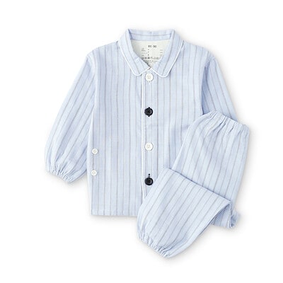 【ネットストア先行販売】ベビー　脇に縫い目のない　二重ガーゼお着替えパジャマ（2026年仕様）