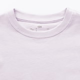 キッズ　綿天竺編みクルーネック半袖Ｔシャツ　無地