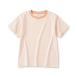 キッズ　綿天竺編みクルーネック半袖Ｔシャツ　ボーダー