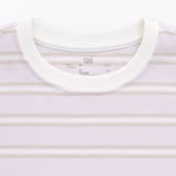 キッズ　綿天竺編みクルーネック半袖Ｔシャツ　ボーダー