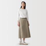 婦人　天竺編みボートネック七分袖Ｔシャツ