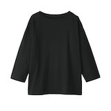 婦人　天竺編みボートネック七分袖Ｔシャツ