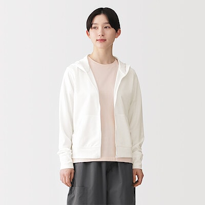 婦人　ＵＶカット乾きやすいフルジップパーカ