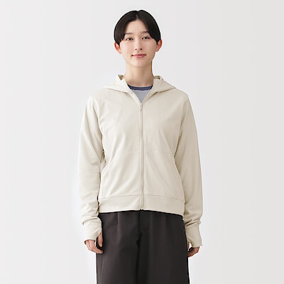 婦人　ＵＶカット乾きやすいフルジップパーカ