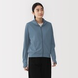 婦人　ＵＶカット乾きやすいフルジップパーカ