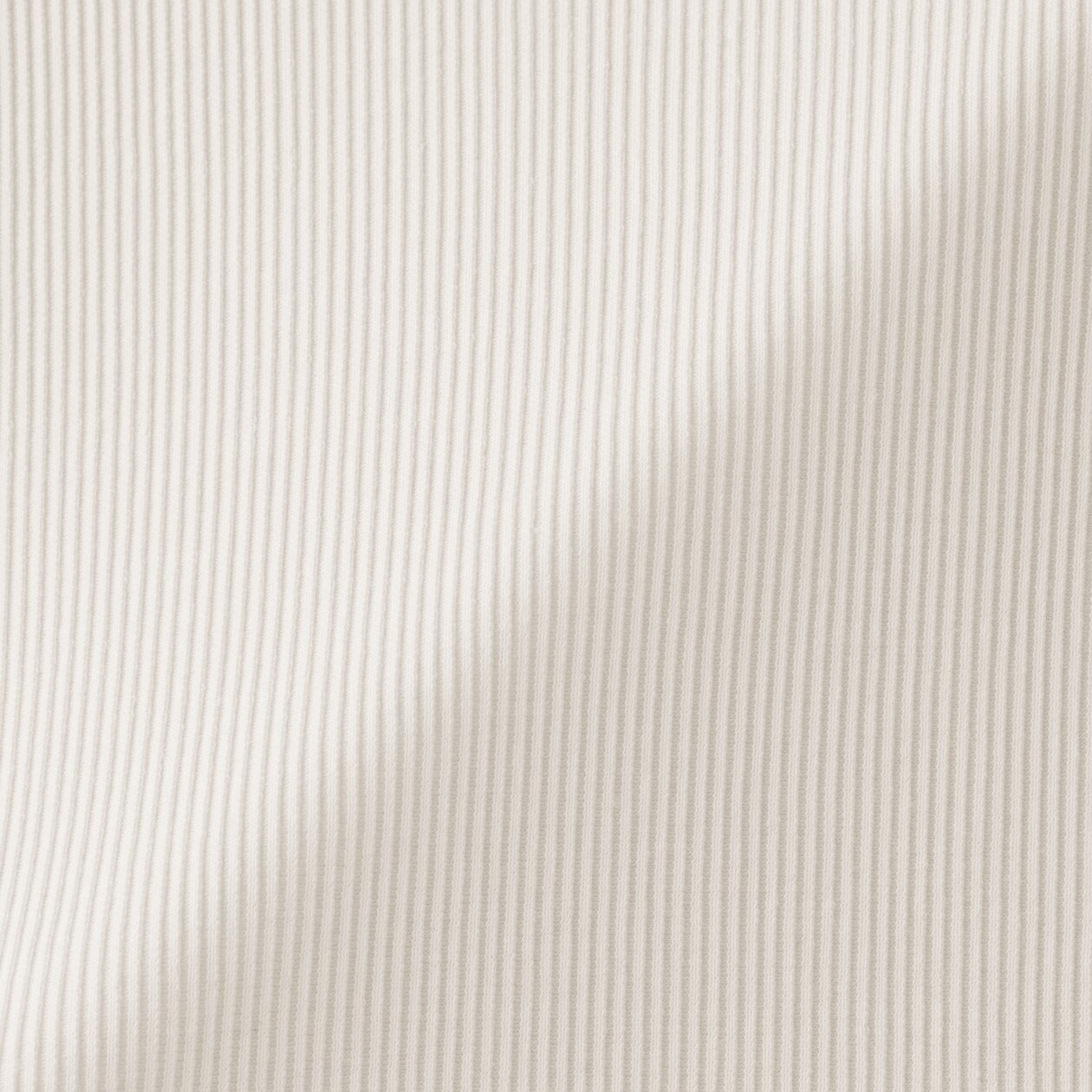 婦人　なめらかリブ編みクルーネック長袖Ｔシャツ