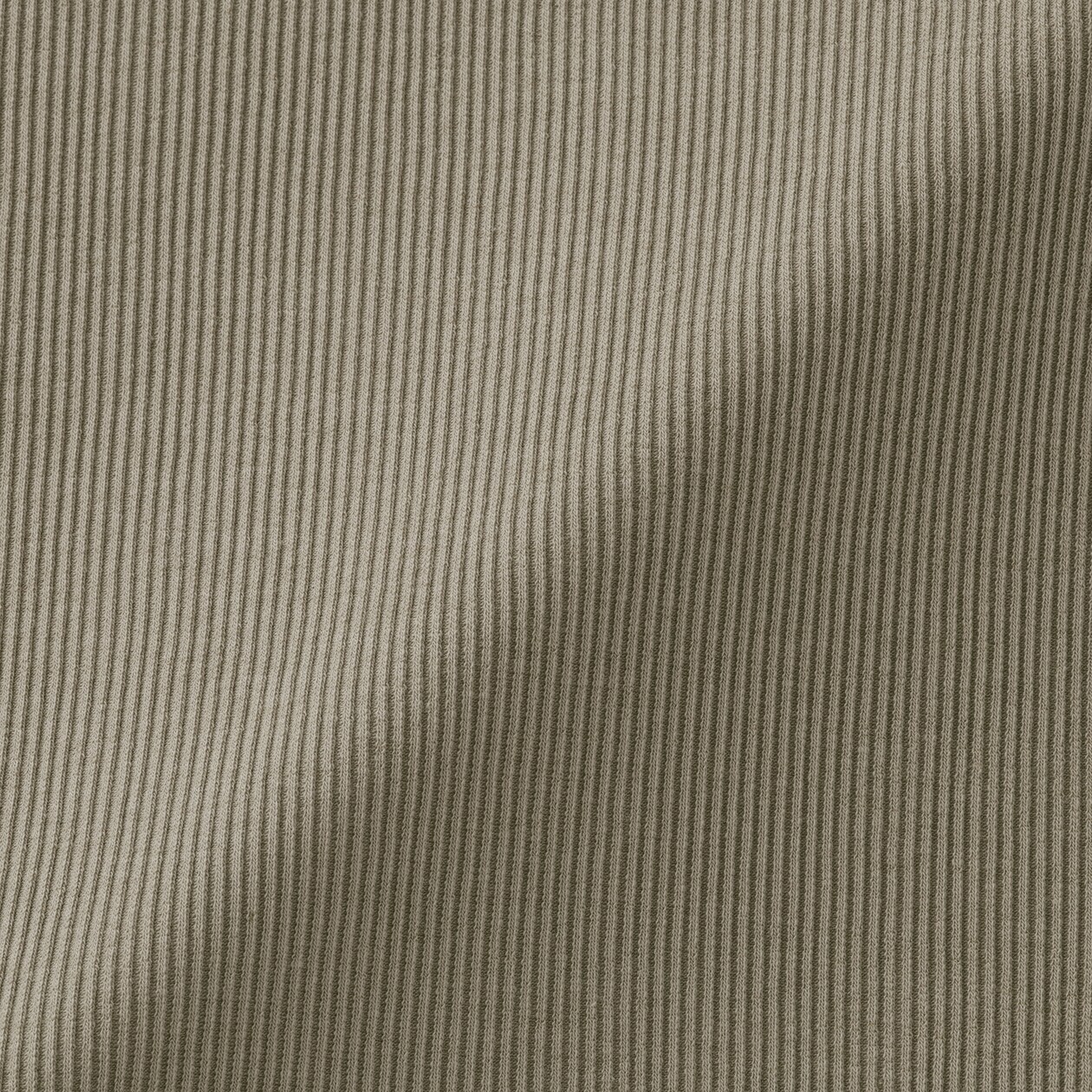 婦人　なめらかリブ編みクルーネック長袖Ｔシャツ