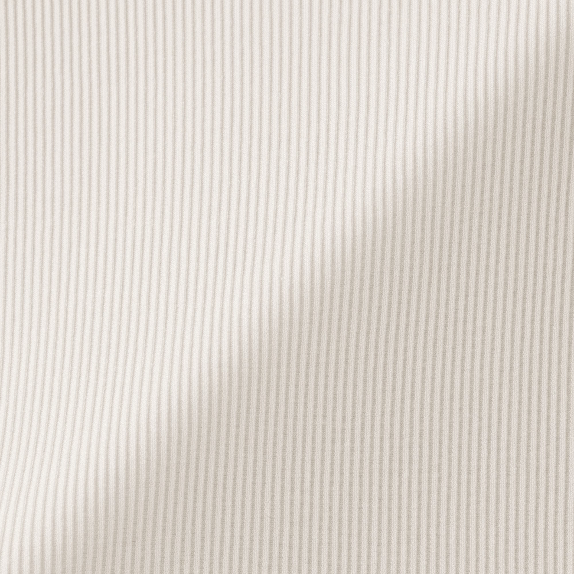 婦人　なめらかリブ編みクルーネック長袖Ｔシャツ