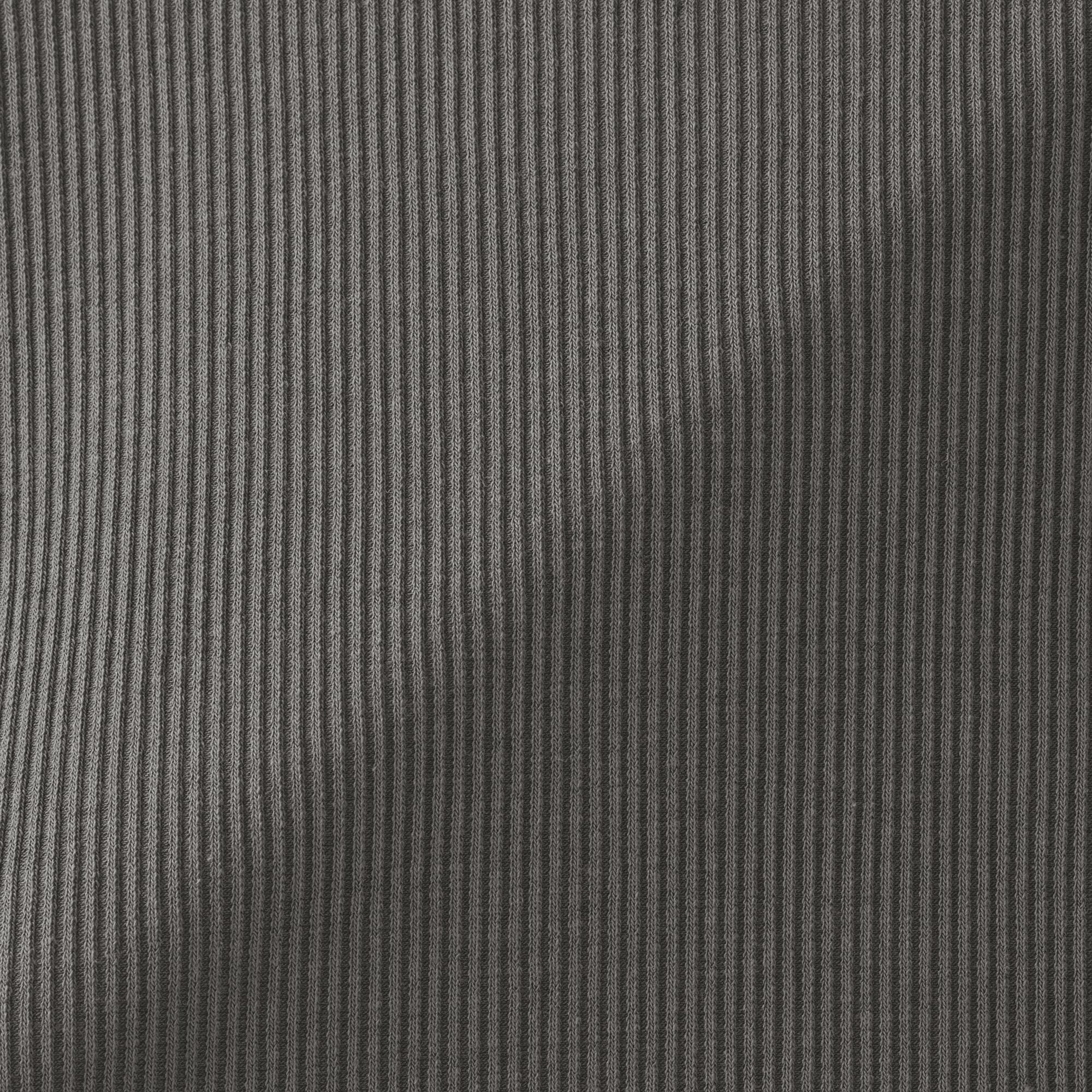 婦人　なめらかリブ編みクルーネック長袖Ｔシャツ