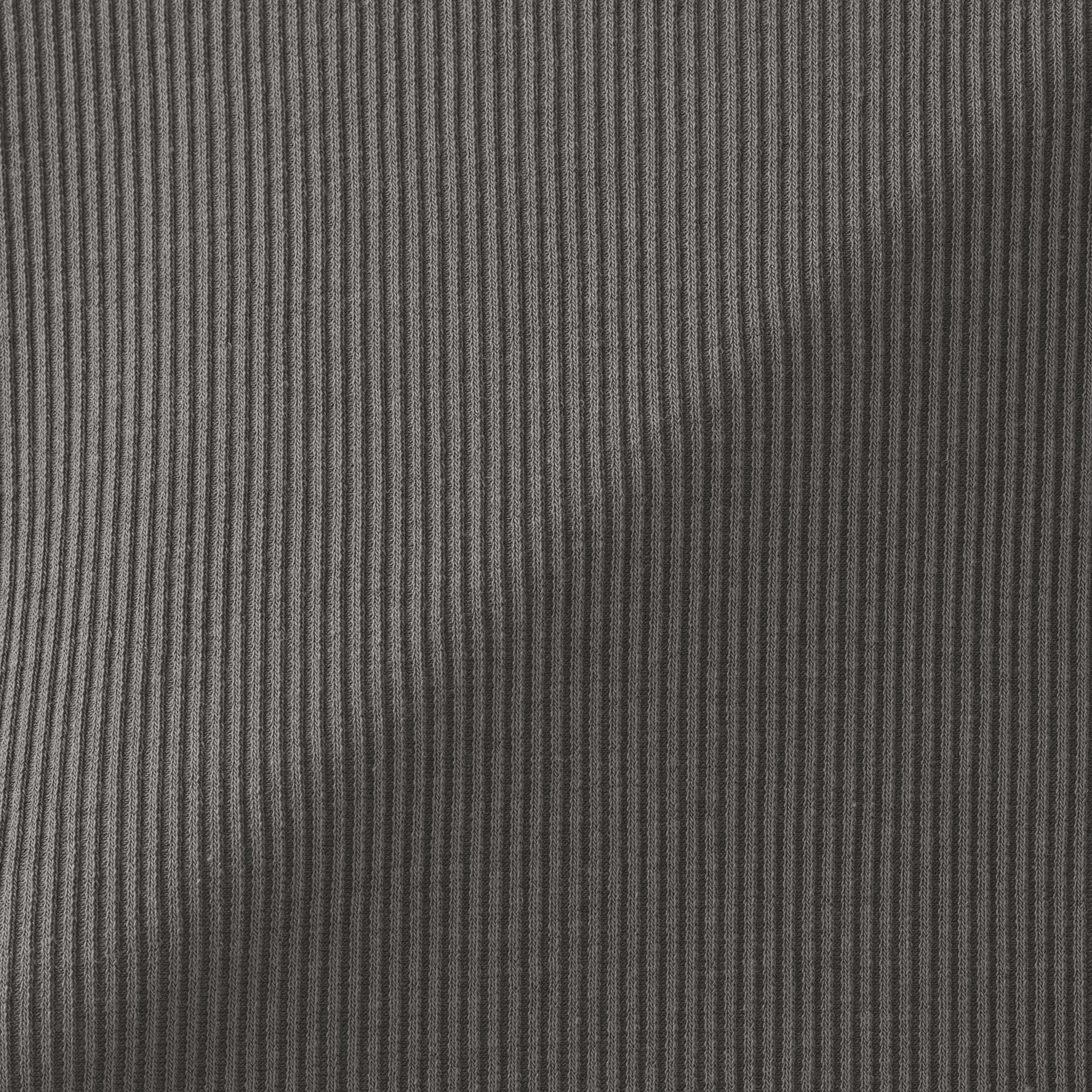 婦人　なめらかリブ編みクルーネック長袖Ｔシャツ