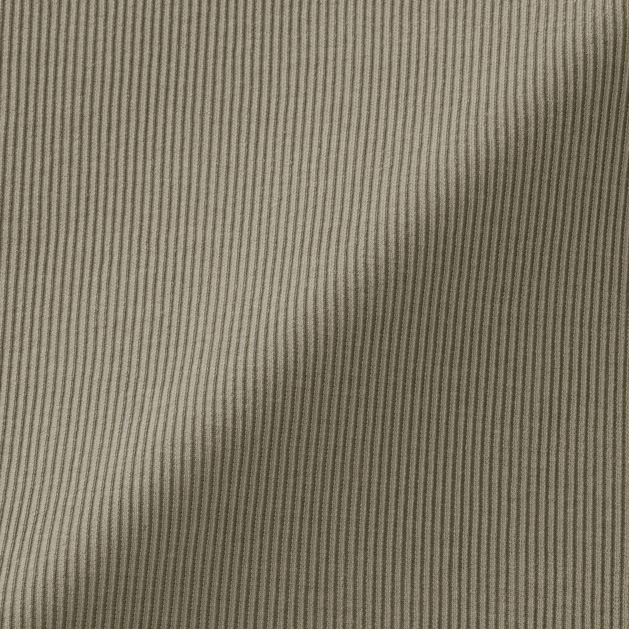 婦人　なめらかリブ編みクルーネック長袖Ｔシャツ