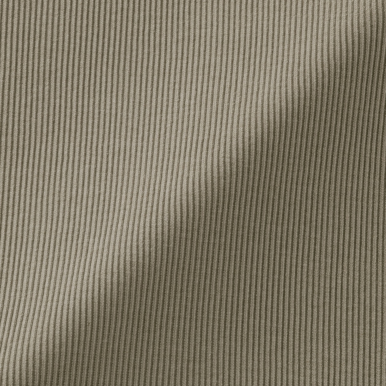 婦人　なめらかリブ編みクルーネック長袖Ｔシャツ