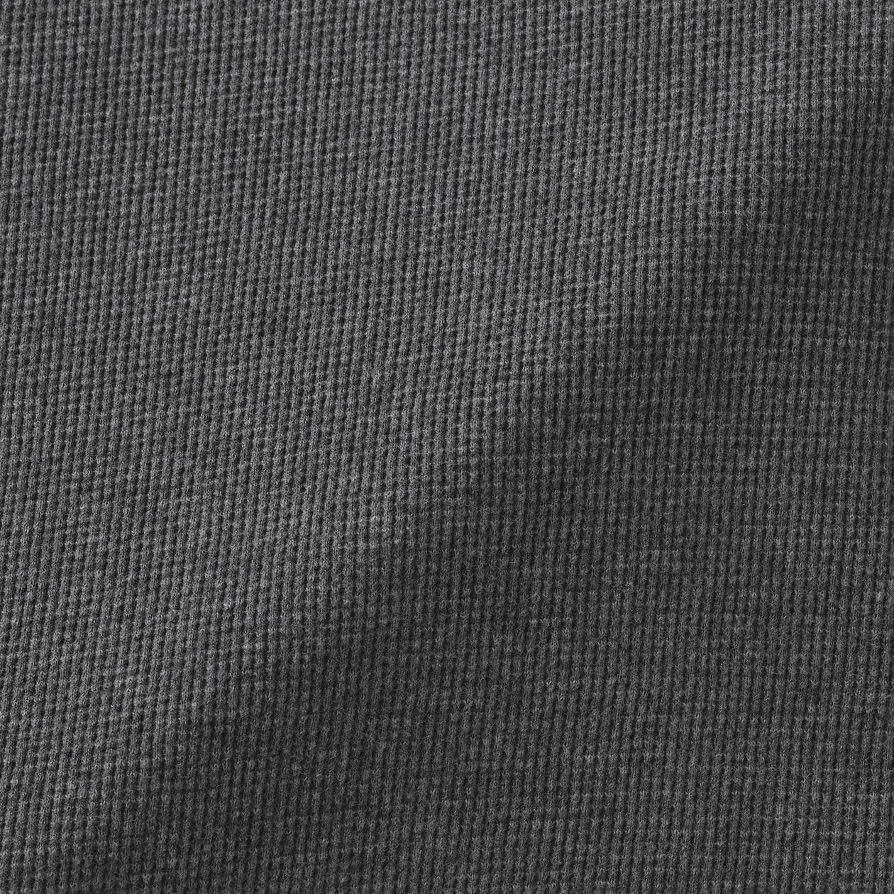 婦人　ワッフル編みクルーネック長袖Ｔシャツ