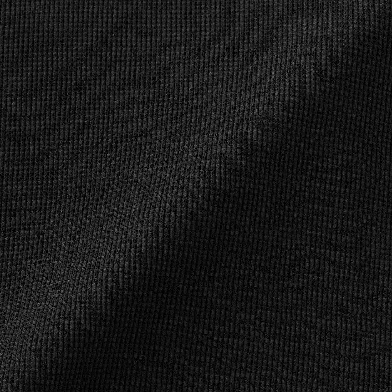 婦人　ワッフル編みクルーネック長袖Ｔシャツ