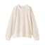 婦人　ワッフル編みクルーネック長袖Ｔシャツ