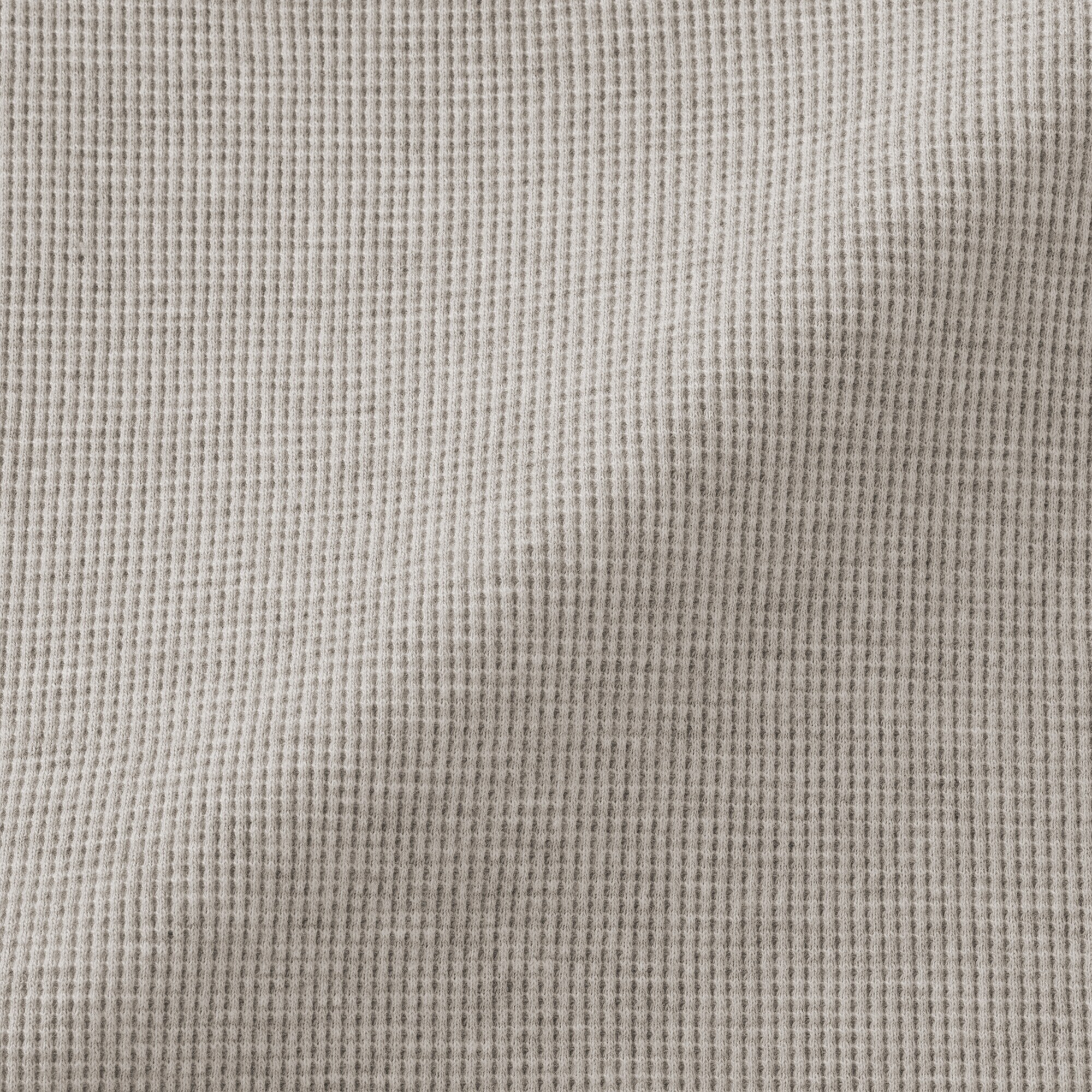 婦人　ワッフル編みクルーネック長袖Ｔシャツ