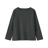 婦人　太番手ボートネック長袖Ｔシャツ