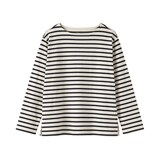 婦人　太番手ボートネック長袖Ｔシャツ