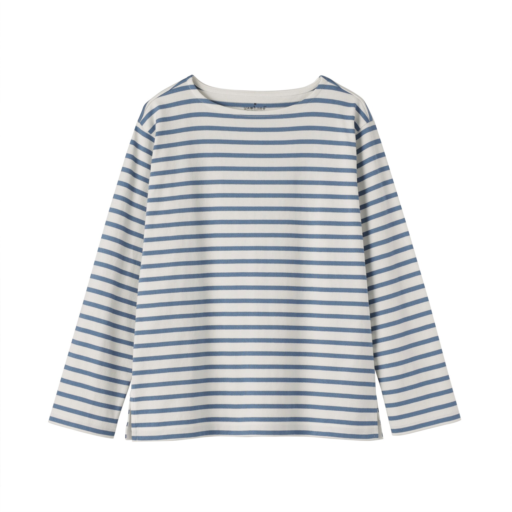 婦人　太番手ボートネック長袖Ｔシャツ