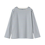 婦人　太番手ボートネック長袖Ｔシャツ