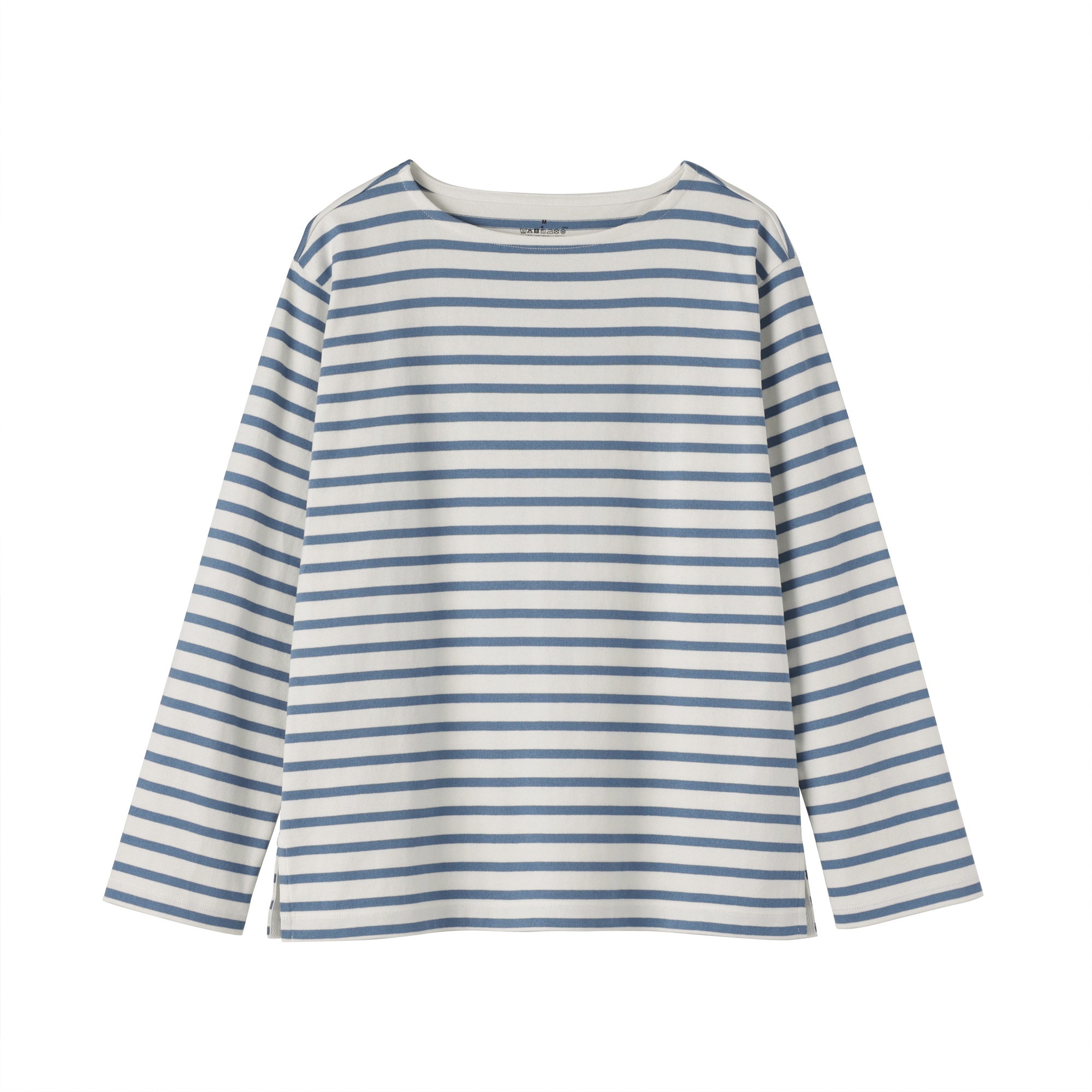 婦人　太番手ボートネック長袖Ｔシャツ