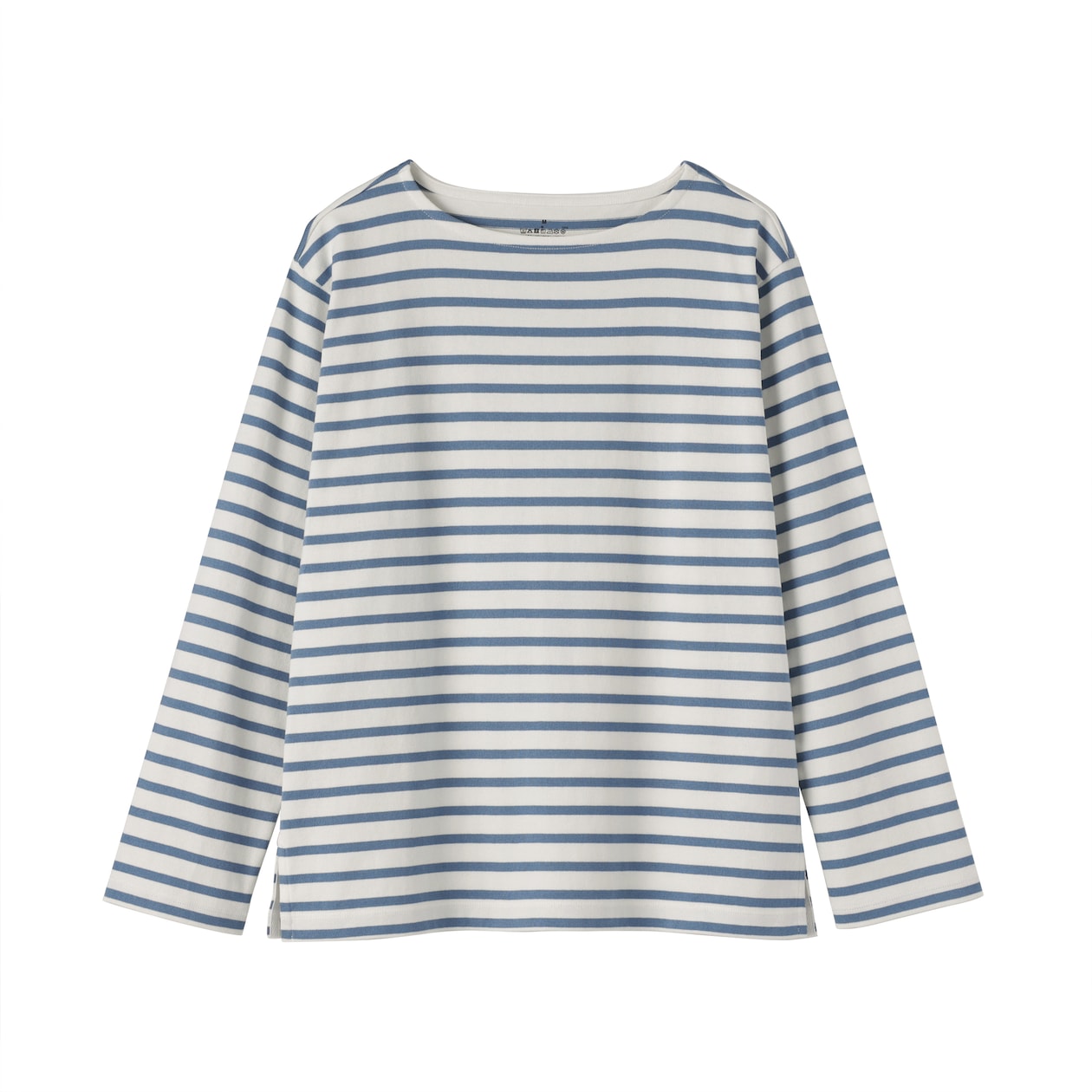 婦人　太番手ボートネック長袖Ｔシャツ