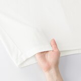 婦人　なめらか天竺編みクルーネック長袖プルオーバー