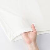 婦人　なめらか天竺編みクルーネック長袖プルオーバー