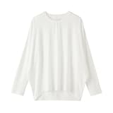 婦人　なめらか天竺編みクルーネック長袖プルオーバー