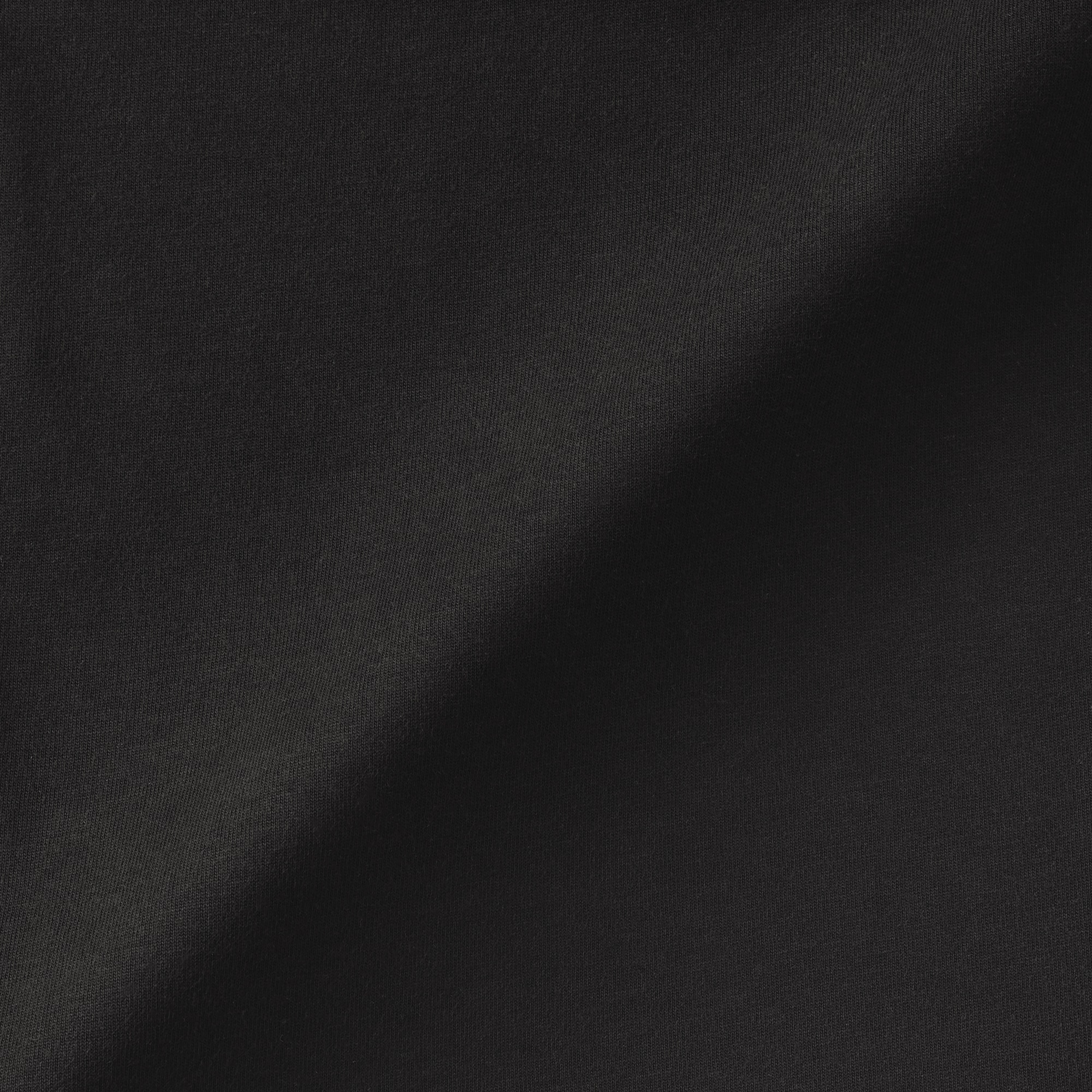 婦人　なめらか天竺編みクルーネック長袖ワンピース