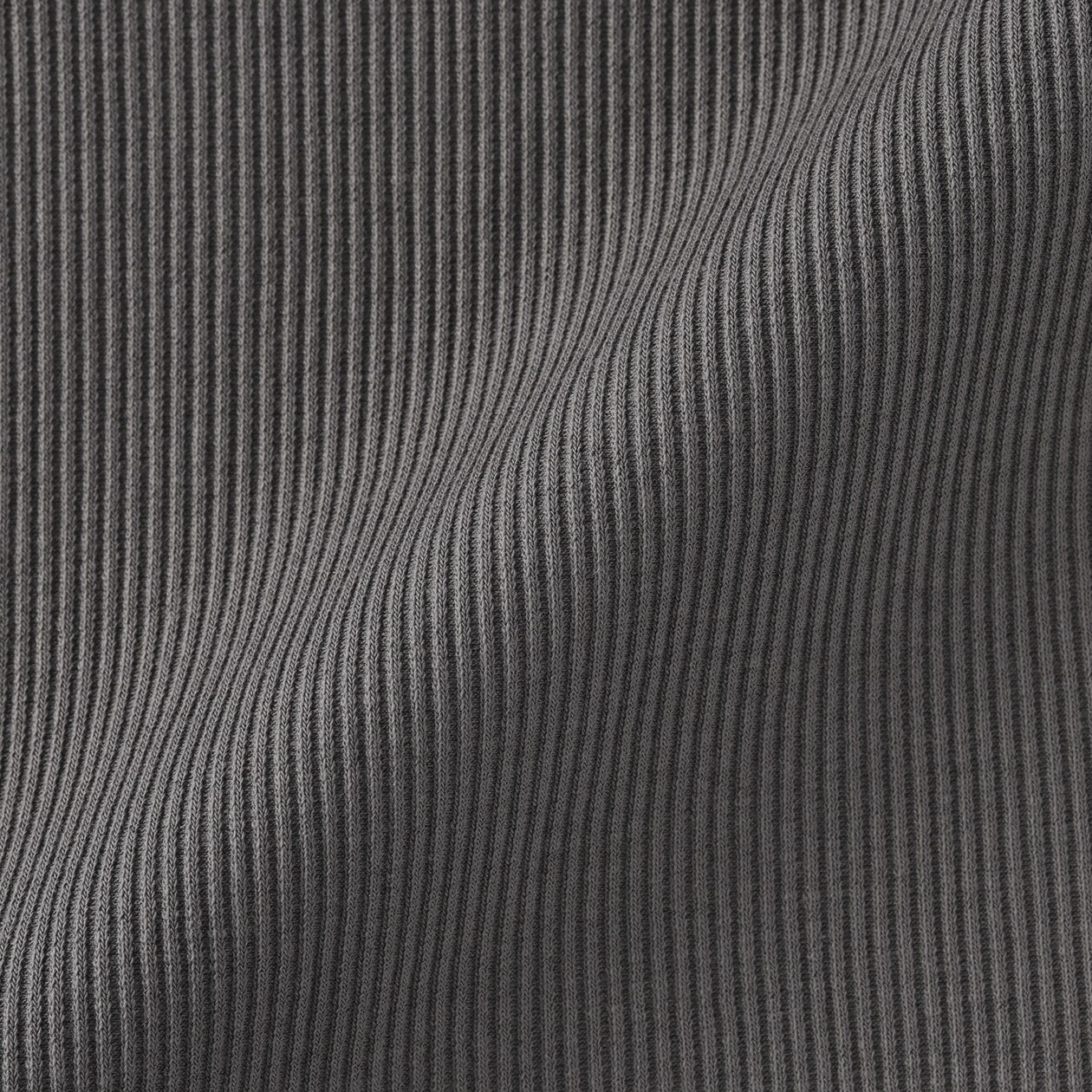 婦人　なめらかリブ編みヘンリーネック長袖Ｔシャツ