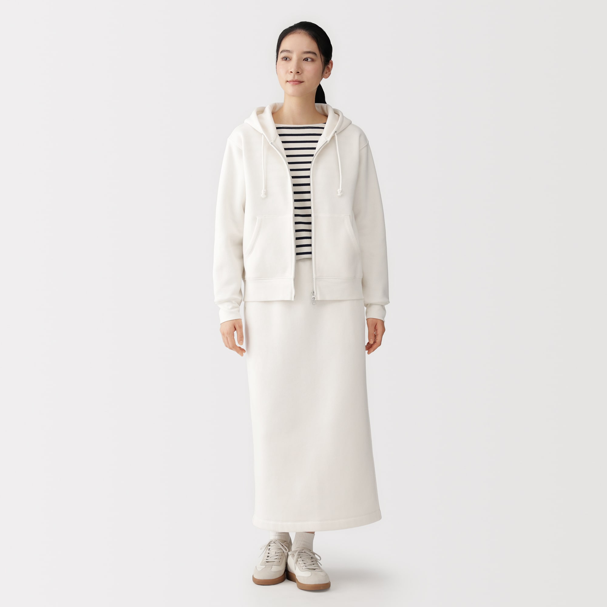 婦人　スウェットフルジップパーカ