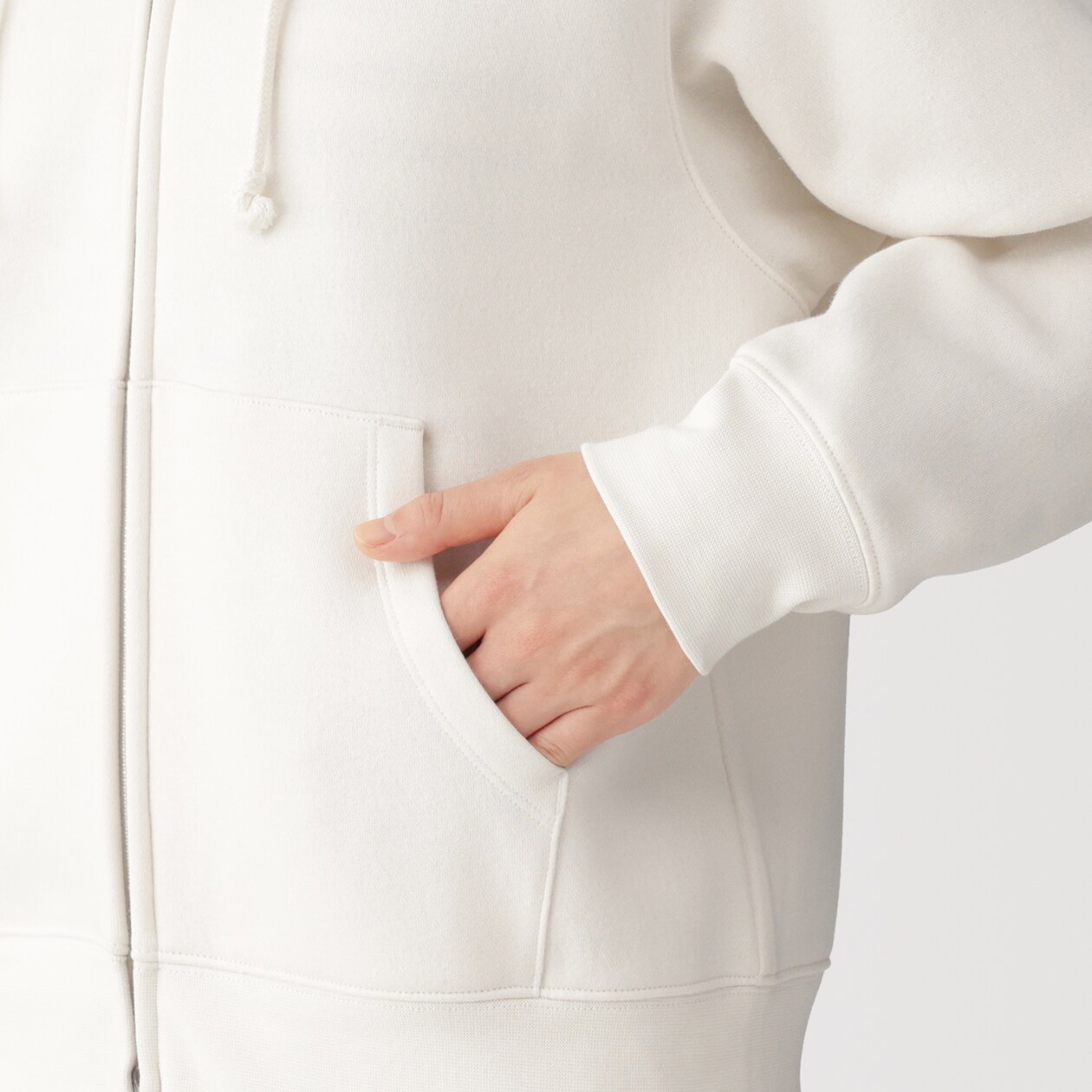 婦人　スウェットフルジップパーカ