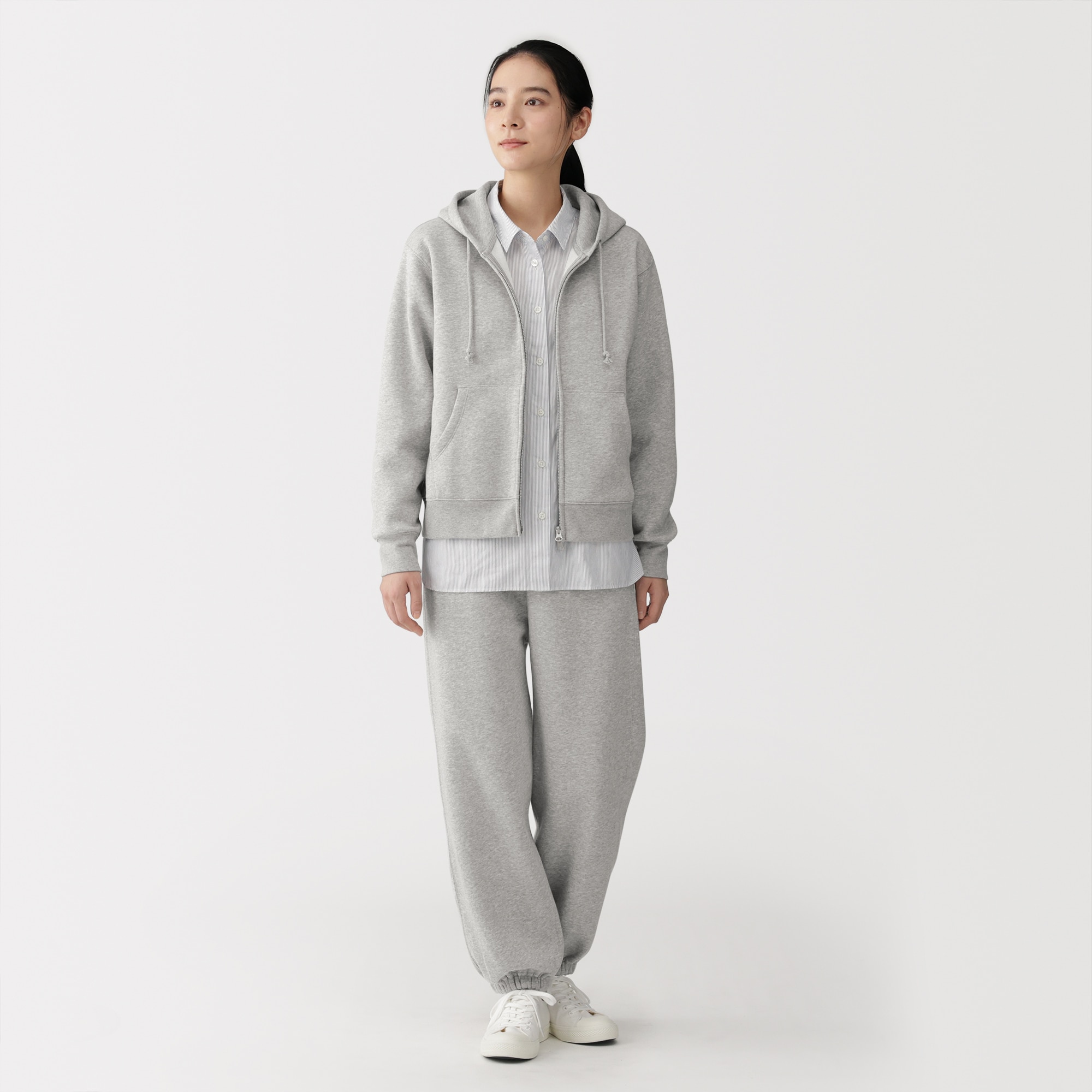 婦人　スウェットフルジップパーカ