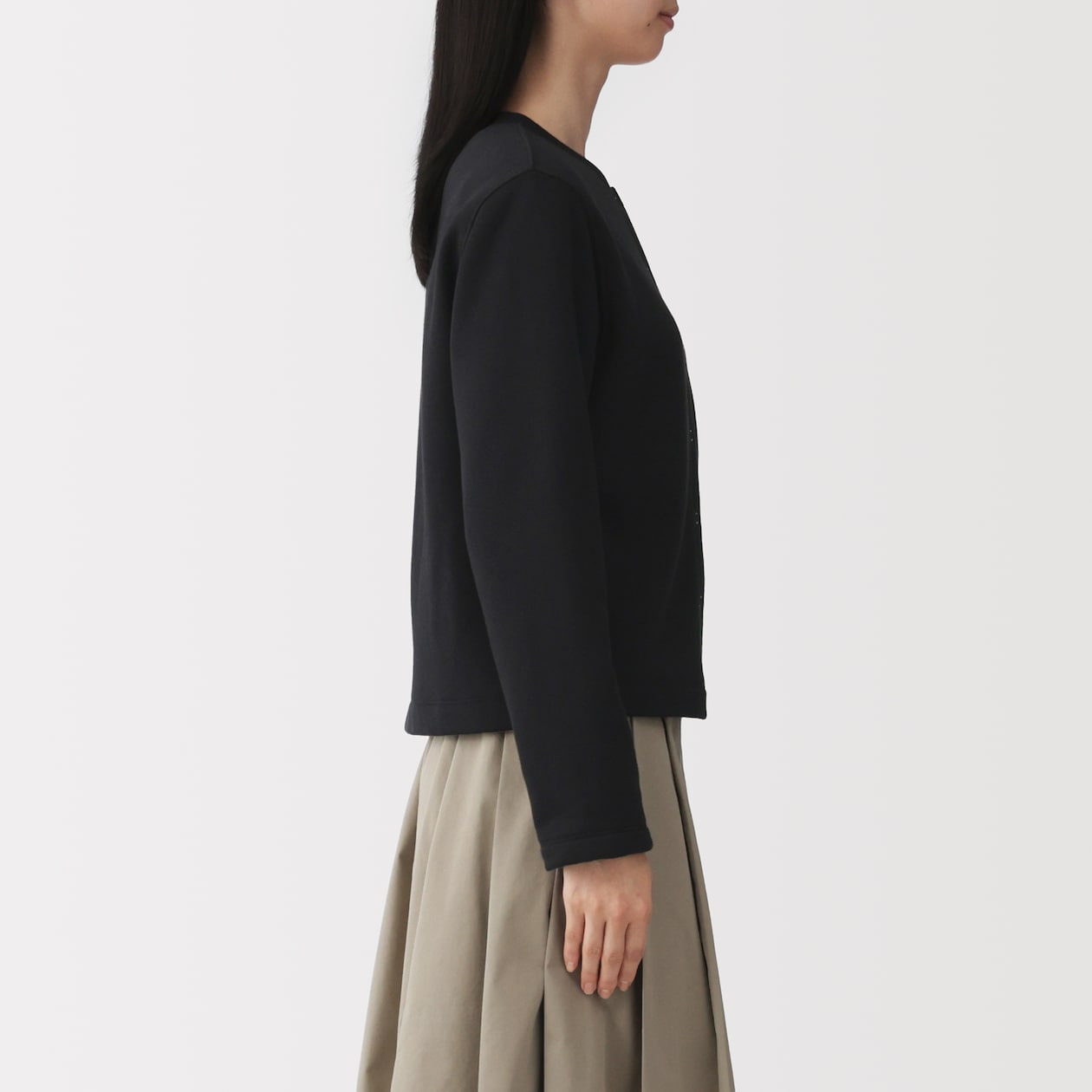 婦人　スウェットカーディガン