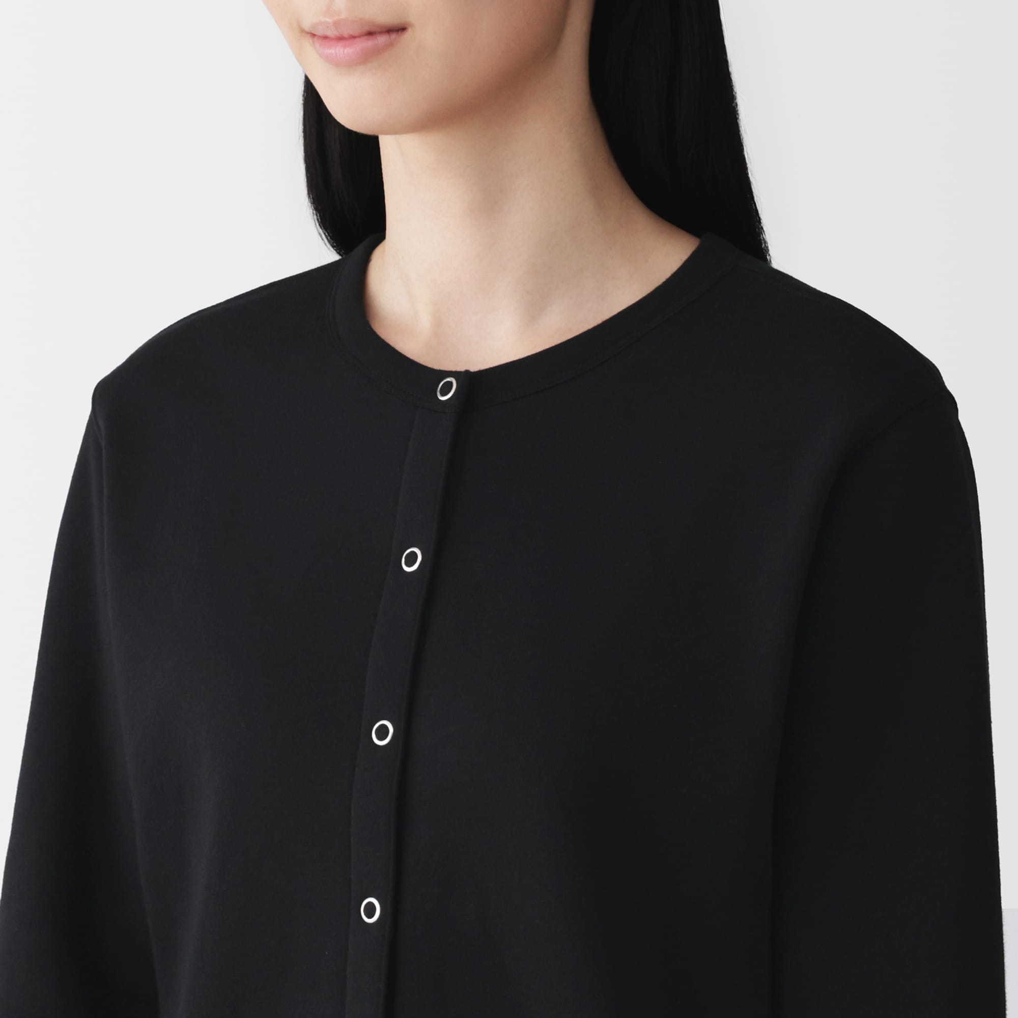 婦人　スウェットカーディガン