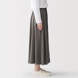 婦人　なめらか天竺編みギャザースカート