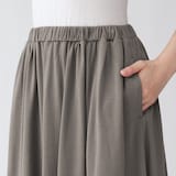 婦人　なめらか天竺編みギャザースカート