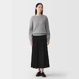 婦人　なめらか天竺編みギャザースカート